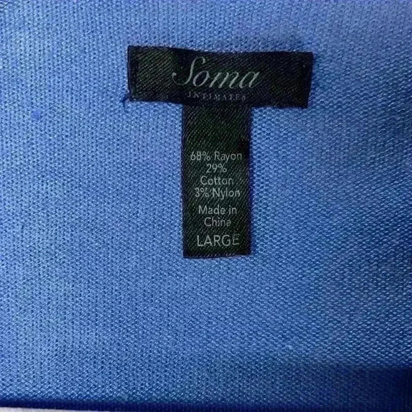 Soma Open Front Soft Lightweight Sweater Loungewear Ruffle Women’s Size Large - Picture 5 of 8